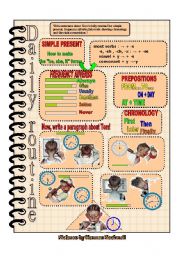 Daily routines worksheet