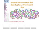 Preposition finder and preposition book mark