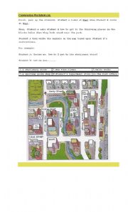 English Worksheet: How do I get to the stationary store? 