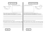 English Worksheet: Left Hand VS Right Hand