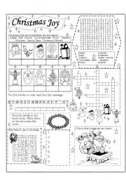 English Worksheet: Christmas Joy