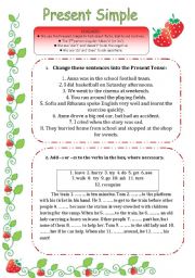  Present Simple Tense - Practice