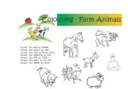 English worksheet: Farm Animals