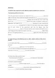 English worksheet: Grammar