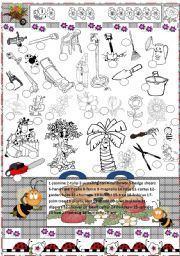 English Worksheet: in my garden