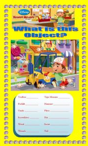 English Worksheet: Handy Manny - Idendifying Tools and Objects