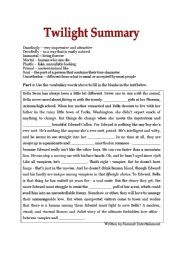 essay on twilight movie