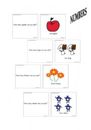 English worksheet: numbers