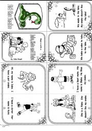 English Worksheet: Phonics Mini Book Number 3: Magic E with A