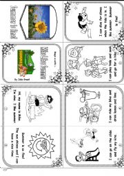 English Worksheet: Phonics Mini Book 4: Magic E with I