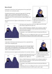 Class debate: Ban on the Veil