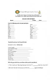 English worksheet: Present Perfect