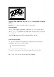 English Worksheet: SWA Rap