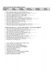 English Worksheet: crime