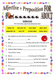 English Worksheet: Exercise for practising 