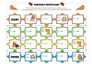 English Worksheet: Garfields tenses game