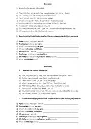 English worksheet: Objective pronouns