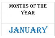 English Worksheet: Month of the year