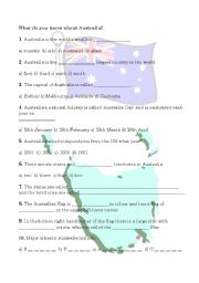 What do you know about Australia?
