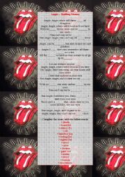 English Worksheet: Rolling Stones - Angie