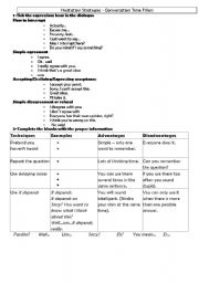 English Worksheet: Speaking strategies