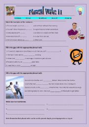 English Worksheet: Phrasal verbs 11