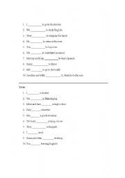 English Worksheet: Question Words (5 Ws)