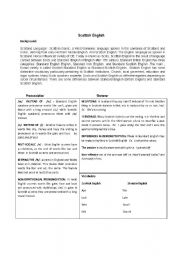 English Worksheet: handout