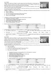 English Worksheet: Description of Cities - commparative Superlative