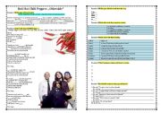 English Worksheet: Red Hot Chilly Peppers otherside 