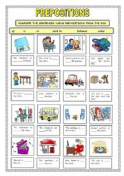 PREPOSITIONS OF PLACE