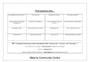 English Worksheet: Beginner level Scavenger hunt
