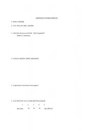 English Worksheet: Watching TV