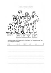 English Worksheet: COMPARATIVE ADJETIVES