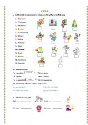 English Worksheet: professions and jobs