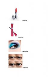 English worksheet: Make Up - Picture Vocabulary