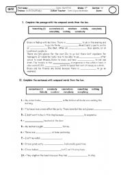 English Worksheet: somebody, everybody,somethings, etc