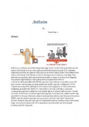 English Worksheet: redtecton
