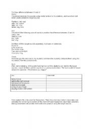 English Worksheet: sounds /l/ and /r/