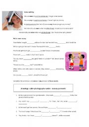 English Worksheet: some and any