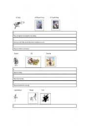 English Worksheet: Magical Creatures