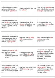 phrasal verb conversation cards