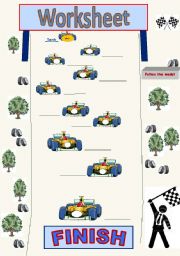 Racing cars.