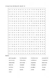 English Worksheet: Puzzle Animals