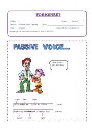 English Worksheet: Passive Voice