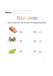 English worksheet: Picture Blender