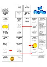 English Worksheet: TAG QUESTIONS BOARD GAME