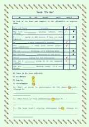 English Worksheet: TEST YOUR STUDENTS COMPREHENSION ON THE USE OF THE VERB 