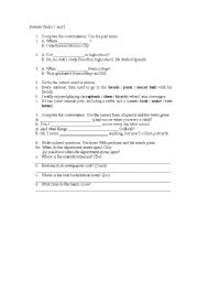 English worksheet: Review abou simple past and used to
