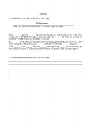 English worksheet: Read - Short Story